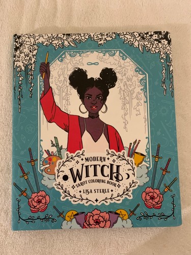 Modern Witch Tarot Coloring Book by Lisa Sterle Paperback 2021 New ...