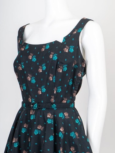 Vintage 1950s L'Aiglon Sundress W/ Shrug Gorgeous Colors Wonderful Print - Picture 5 of 10