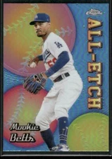 #CAE-13 Mookie Betts 2024 Topps Chrome #/99 Chrome All Etch Green Refractor