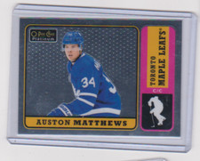 2018 2018-19 O-PEE-CHEE PLATINUM AUSTON MATTHEWS RETRO R-50 TORONTO MAPLE LEAFS
