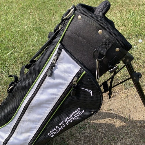 Acuity Voltage 4 Way Junior Golf Stand Bag w/ Dual Strap- Green/ Black/ White - Picture 2 of 12