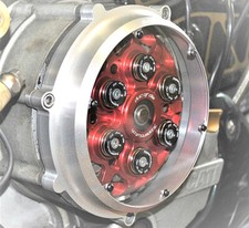 NEU Ducati Kupplungsdeckel "35" mit Distanzen clutch Deckel Kupplung silber AHK