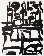 PHILIP GUSTON Signed 1967 Limited Edition Color Lithograph Frank O'Hara MOMA