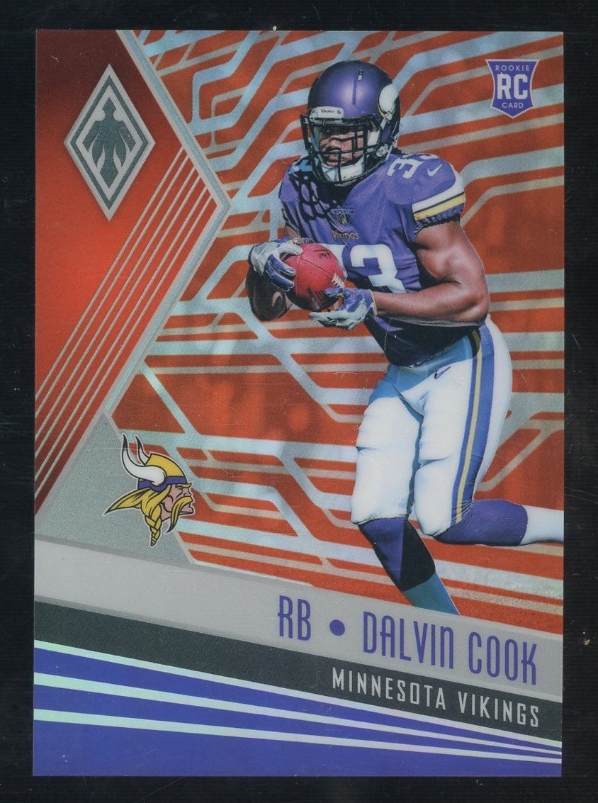 2017 Panini Phoenix Football Orange #110 Dalvin Cook Minnesota Vikings RC 88/99