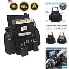 Car Front Seat Organizer - Car File Organizer, Passenger Seat Storage Bag Law...