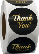 Thank You Stickers Thank You Stickers for Small Business 500 Self-Adhesive1inch