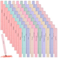 100 Pcs Bible Highlighters with Soft Cute Aesthetic No Bleed Inspirational Hi...