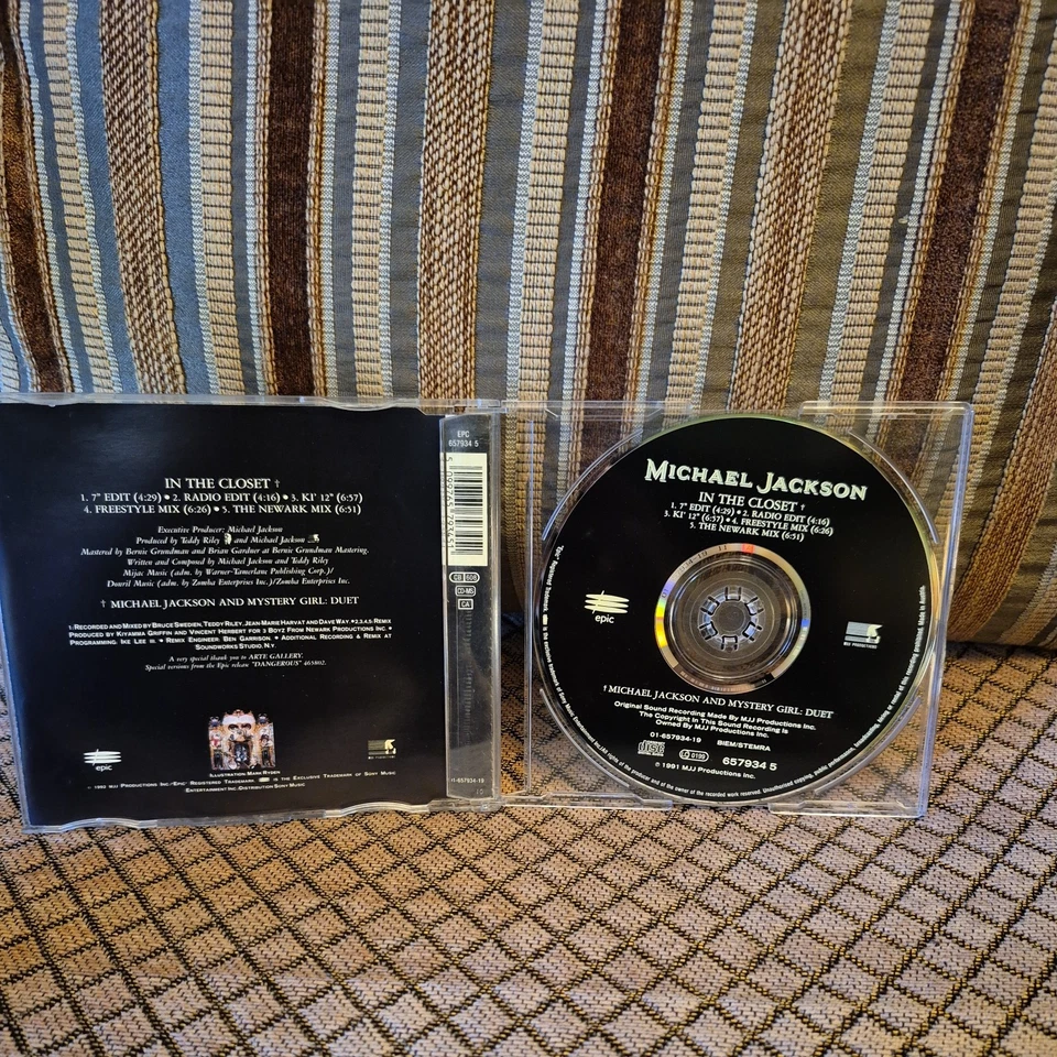 Michael Jackson In The Closet Maxi CD Single 5 Mixes Foto 3 de 3