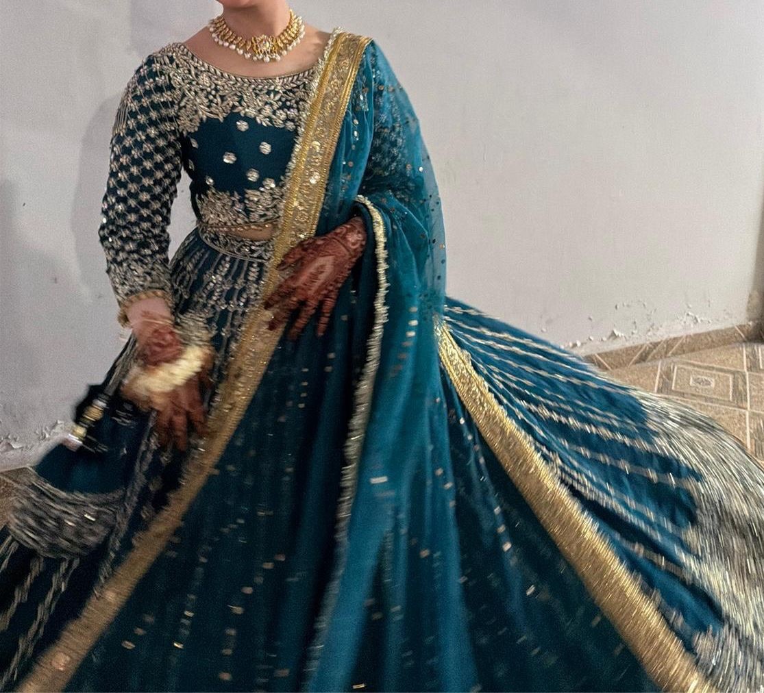 lehenga choli designer Noman And bhaiya Size M image 10