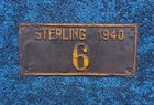 1940 STERLING Colorado SUGAR BEET TRUCK License Plate # 6