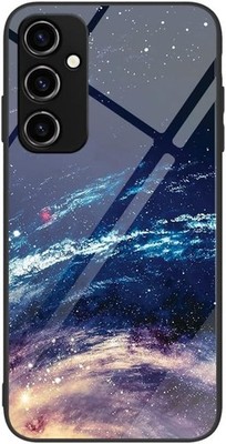 Handyhülle für Samsung Galaxy A34 5G - Vast Universe Design Hartglas Rückseite