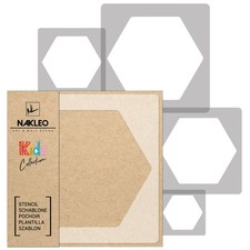 KIDS Reusable Plastic Stencils 5 pcs // HONEY