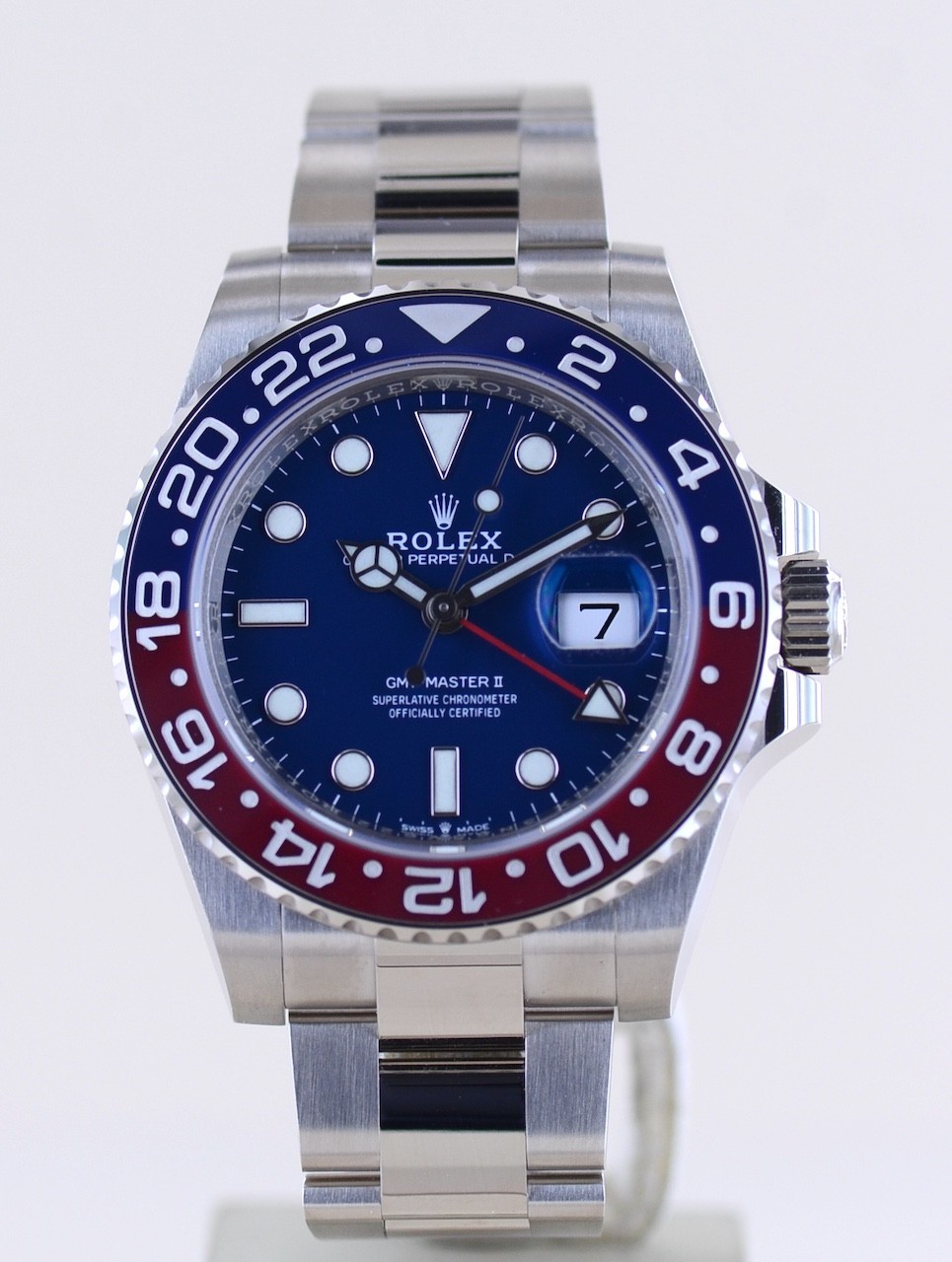 Rolex GMT-Master II Weissgold Meteorit-Zifferblatt 126719BLRO – Bild 3
