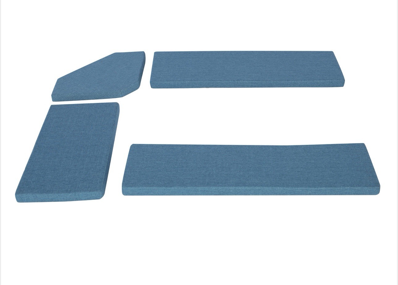 Linon Home Decor - Chelsea Nook Vintage Blue Cushion Set 903