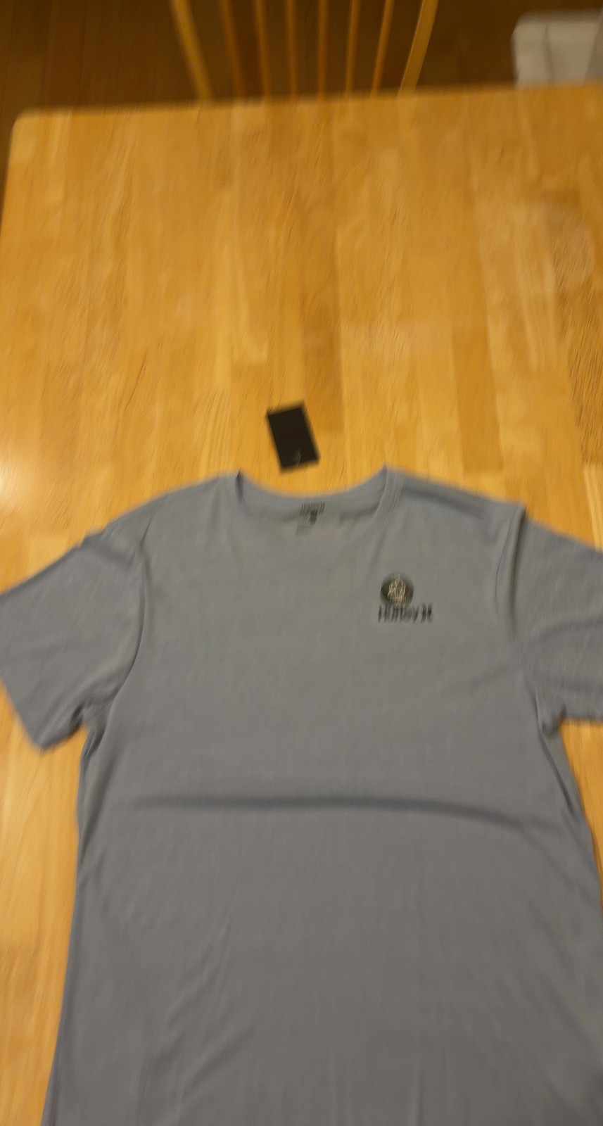 Hurley One & Only Blended SS Graphic Tee Blue Large
