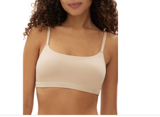Gap GapBody Women's Super Stretch Scoop Bralette Beige Size M 10156