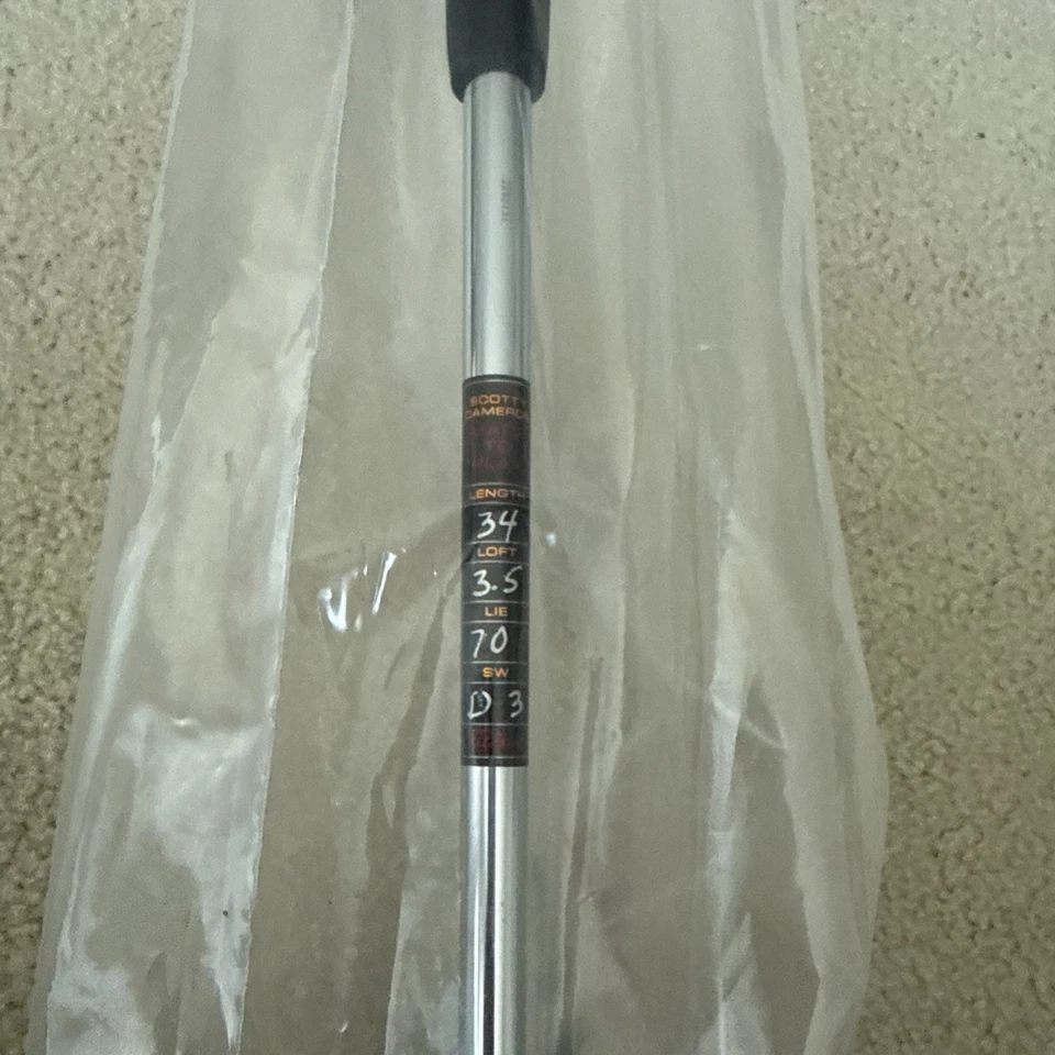 Scotty Cameron Super Select SquareBack 2 34'' RH Putter New In Bag - Image 4 of 4