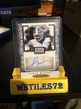 2021 Sage Premier Draft Rookie Autograph Jamar Watson Auto Card #A93. rookie card picture