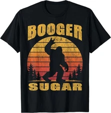 Booger Sugar Sasquatch Funny Meme T-Shirt Funny Vintage Yeti Joke Gift Tee
