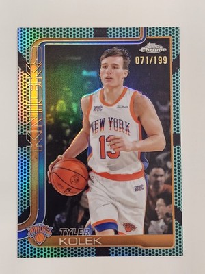 2025-26 Topps Chrome - Tyler Kolek #139 Aqua Basketball Refractor