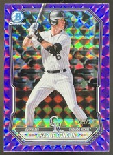 2026 Bowman Charlie Condon Chrome Prospects Purple Geometric Refractor #/250