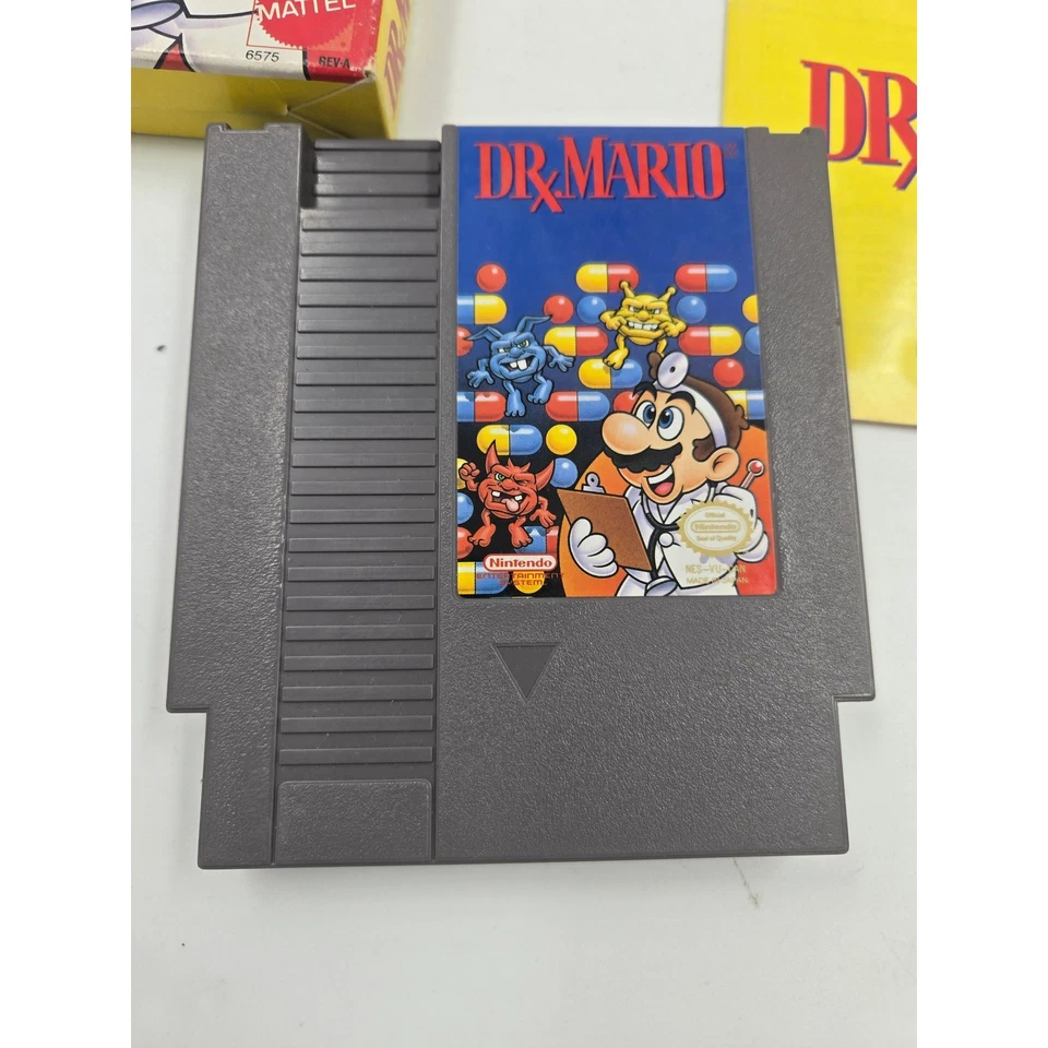 Dr. Mario (Nintendo Entertainment System, 1990) NES CIB Complete with Inserts - Image 4 of 4