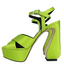SI Rossi scarpe donna sandali numero 38 verde sandali estivi