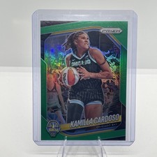 2025 Panini Prizm WNBA Kamilla Cardoso Green Prizm #89 Chicago Sky