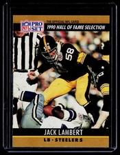 1990 Pro Set #27b Jack Lambert
