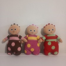 In The Night Garden Set Of 3 Tomliboo Plushes 9" Tall