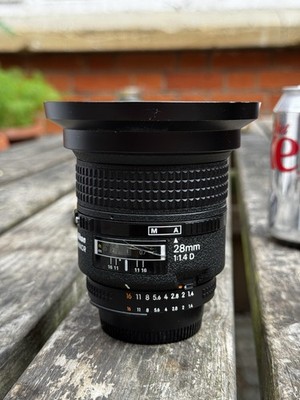 Nikon Nikkor 28mm f/1.4 D Objektiv - selten, Top Zustand, SN: 201829