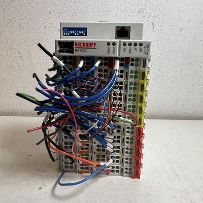 Beckhoff BK9000 Ethernet TCP/IP 24VDC Bus Coupler With KL2602 Relay Modules