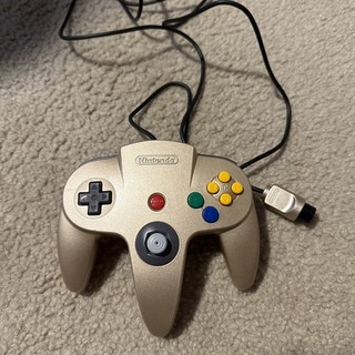 Official Nintendo 64 Controller OEM N64 Color Gold