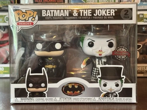 Funko Pop Figurka Batman i Joker Edycja specjalna 2-pak z ochraniaczem