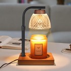 Dimmable Candle Warmer Lamp with Timer, Electric Wax Melt Warmer, lamp White