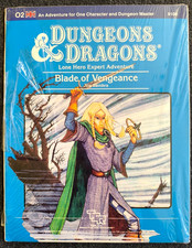 Dungeons & Dragons D&D O2 Blade of Vengeance Mystara SW Shrink Sealed Original
