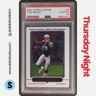 2005 TOPPS CHROME #46 TOM BRADY TOPPS FOOTBALL 50TH ANNIVERSARY PSA 10