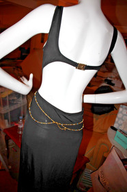 Agent Provocateur black maxi Christiana Cover Up dress size UK 14 BNWT, Boxed