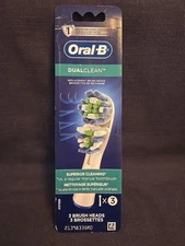 Oral B dualclean 3 replacement brush heads