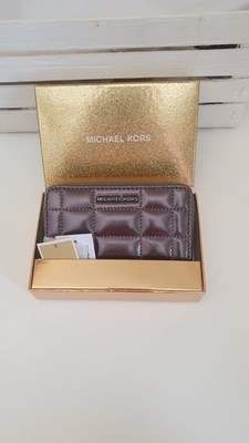 Michael Kors Jet Set Gunmetal * Damen Geldbörse Neu