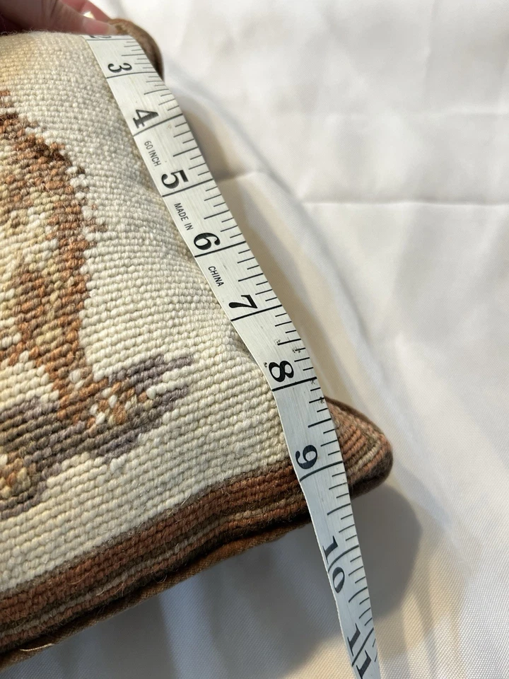 Needlepoint Corgi Pillow- 10 X9 Handmade - EUC - Image 4 of 4