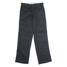 DICKIES 874 Flex Workwear Mens Twill Trousers Black Classic Straight W30 L30