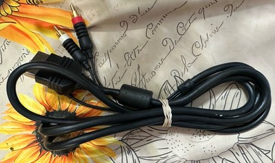 Original Xbox OEM Authentic Composite RCA AV Audio Video Cables