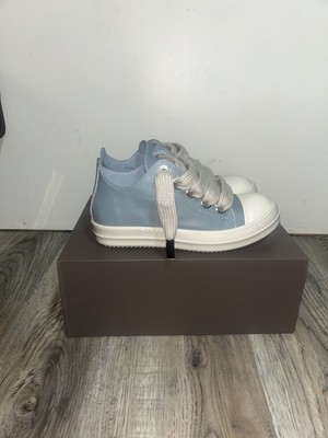 Rick Owens Jumbo Laces Pale BlueLow Top Sneakers ( 41eu) | eBay Rick Owens Jumbo Laces Pale BlueLow Top Sneakers ( 41eu) | eBay