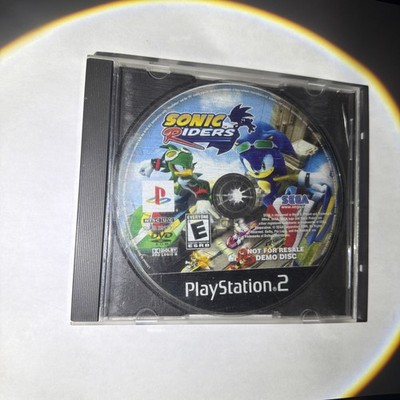 ~RARE~   SONIC RIDERS DEMO DISC BLACK LABEL PLAYSTATION 2 PS2 GAME ~ DISC ONLY ~