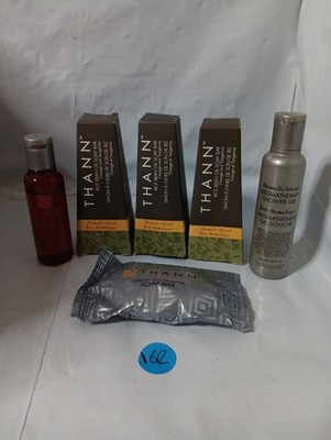 THANN Aromatherapy Aromatic Wood Soap, Shower Gel And Shampoo LOT 6