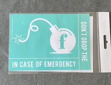 NEW “F Bomb” Chalk Couture Chalk Transfer Stencil Size A RETIRED