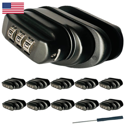 Lockforall Gun Trigger Lock 3 Digit Set Own Combination Lock Password-