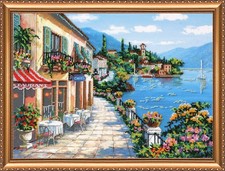 Bead Embroidery Kit "Breeze" Stitching Handmade Beadwork