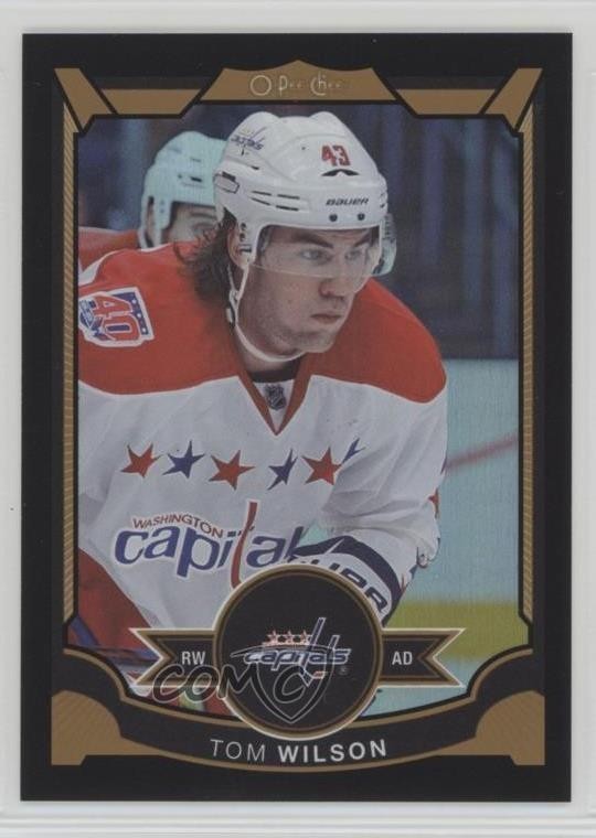 2015-16 O-Pee-Chee Rainbow Foil Black 86/100 Tom Wilson #116 gc9